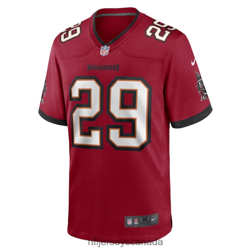 Men Tampa Bay Buccaneers Rachaad White Nike Red Game Player Jersey Clothing NFL TBXFR63244