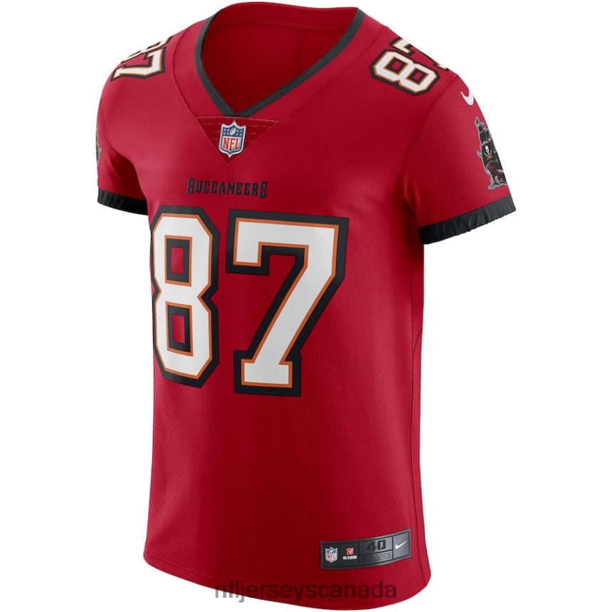Men Tampa Bay Buccaneers Rob Gronkowski Nike Red Vapor Elite Jersey Clothing NFL TBXFR63174