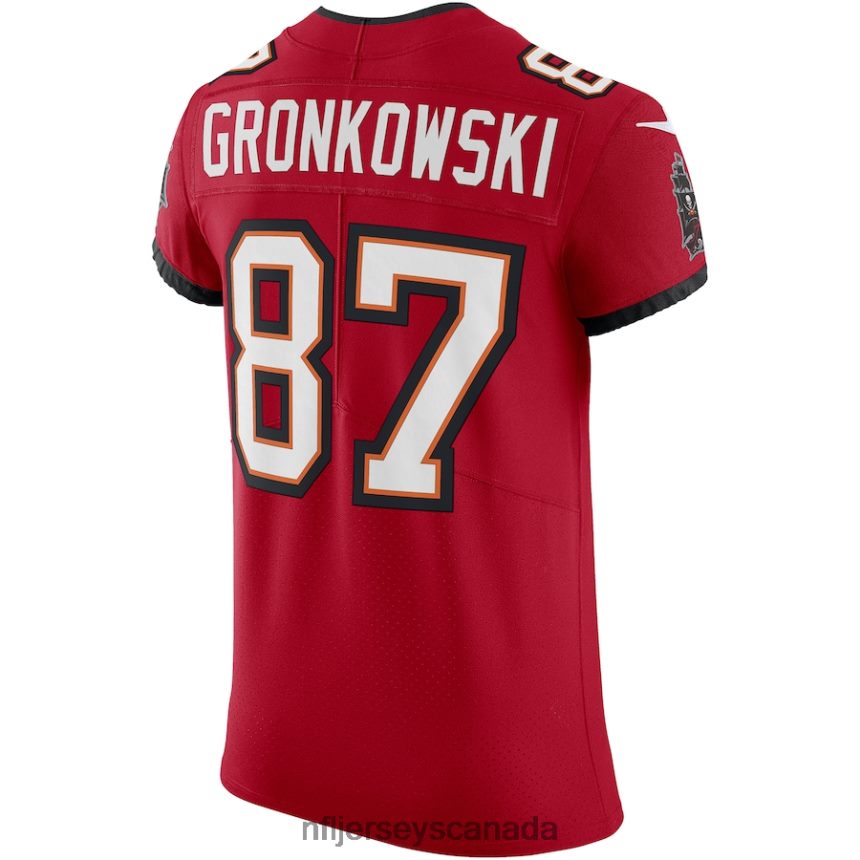 Men Tampa Bay Buccaneers Rob Gronkowski Nike Red Vapor Elite Jersey Clothing NFL TBXFR63174