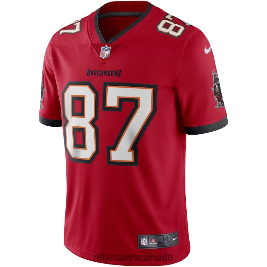 Men Tampa Bay Buccaneers Rob Gronkowski Nike Red Vapor Limited Jersey Clothing NFL TBXFR61619