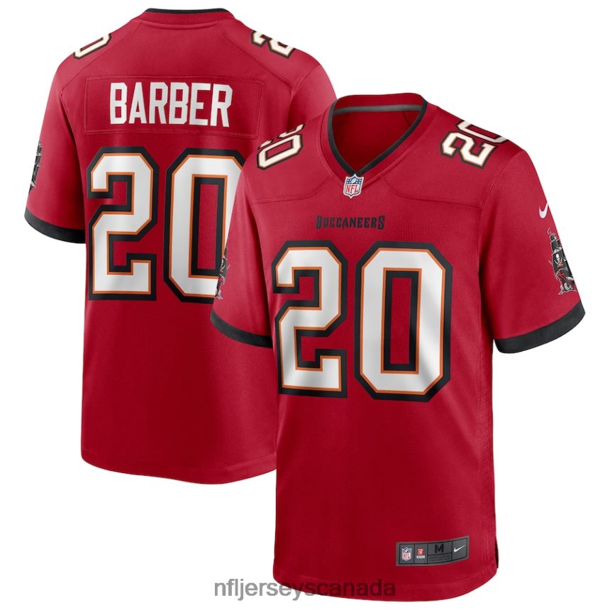 Men Tampa Bay Buccaneers Ronde Barber Nike Red Game Retired Player Jersey Clothing NFL TBXFR6782