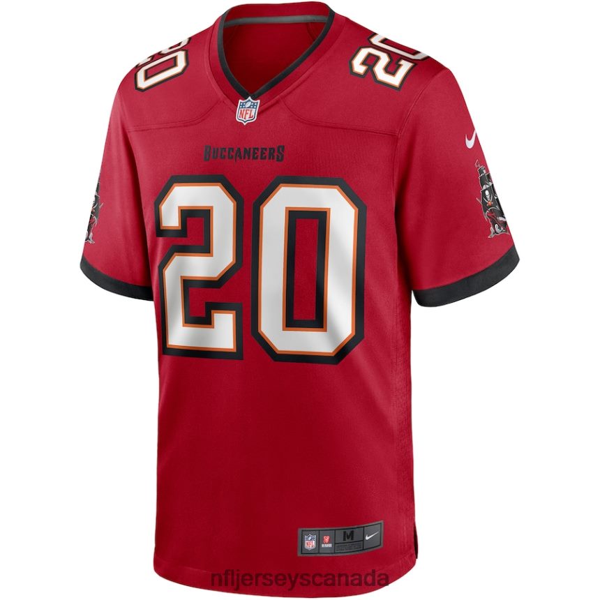 Men Tampa Bay Buccaneers Ronde Barber Nike Red Game Retired Player Jersey Clothing NFL TBXFR6782