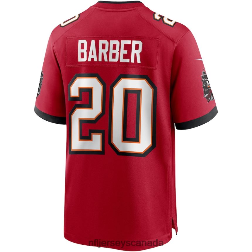 Men Tampa Bay Buccaneers Ronde Barber Nike Red Game Retired Player Jersey Clothing NFL TBXFR6782