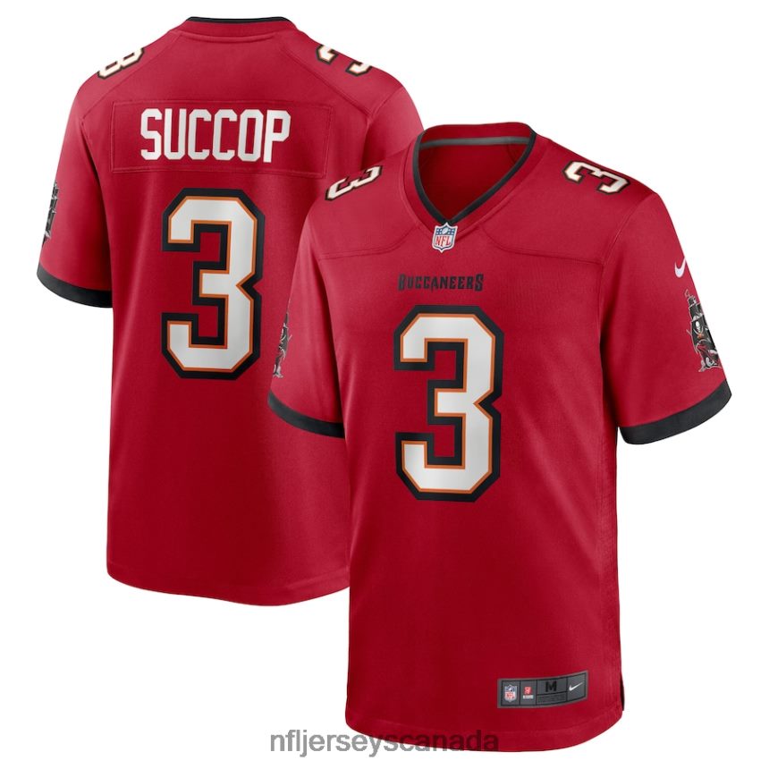 Men Tampa Bay Buccaneers Ryan Succop Nike Red Team Game Jersey Clothing NFL TBXFR63269