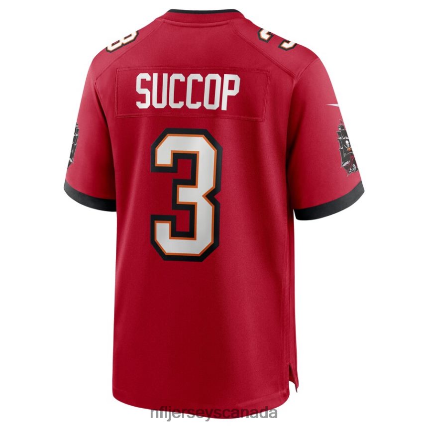 Men Tampa Bay Buccaneers Ryan Succop Nike Red Team Game Jersey Clothing NFL TBXFR63269