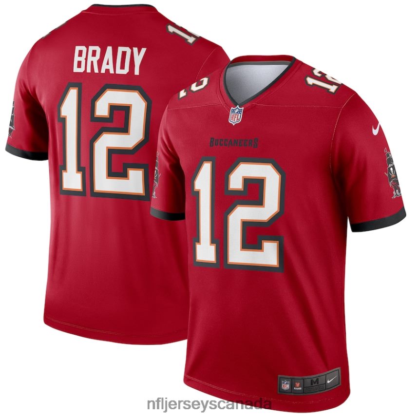 Men Tampa Bay Buccaneers Tom Brady Nike Red Legend Jersey Clothing NFL TBXFR6737