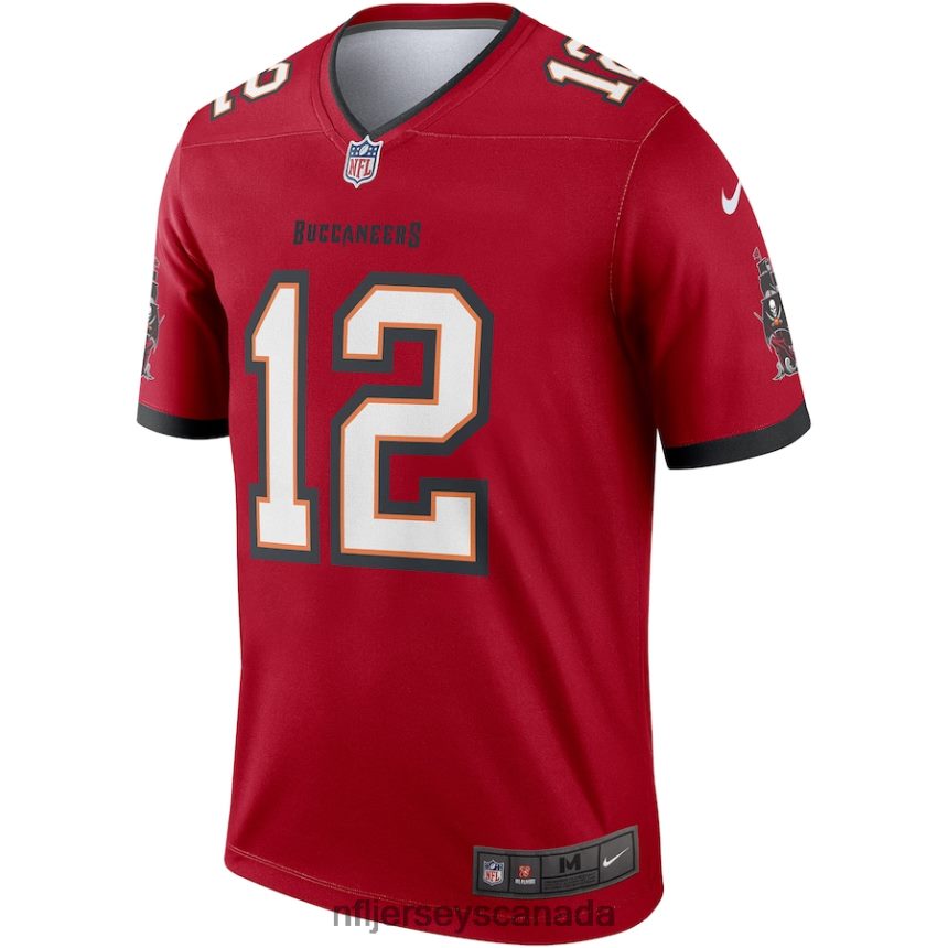 Men Tampa Bay Buccaneers Tom Brady Nike Red Legend Jersey Clothing NFL TBXFR6737