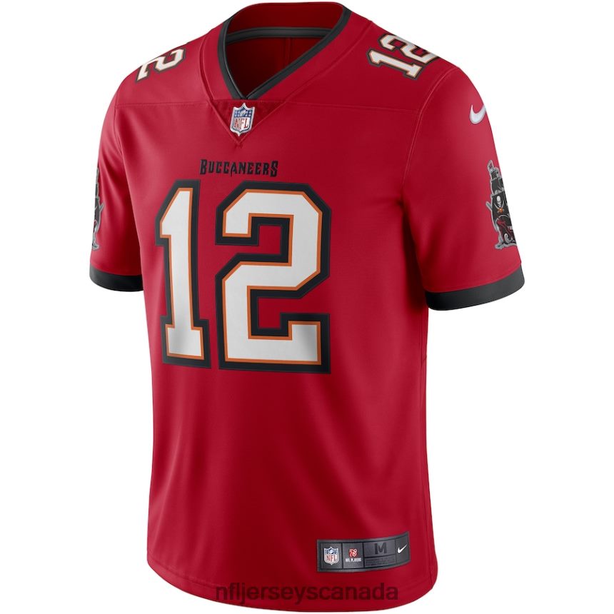 Men Tampa Bay Buccaneers Tom Brady Nike Red Vapor Limited Jersey Clothing NFL TBXFR6590