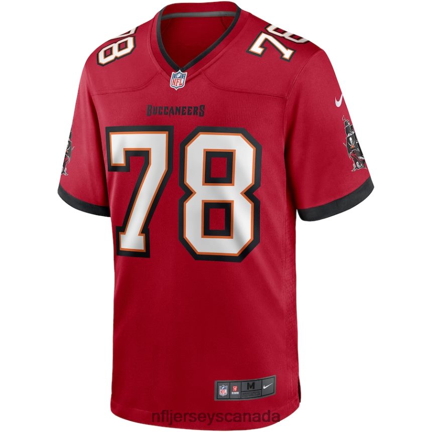Men Tampa Bay Buccaneers Tristan Wirfs Nike Red Player Game Jersey Clothing NFL TBXFR62205