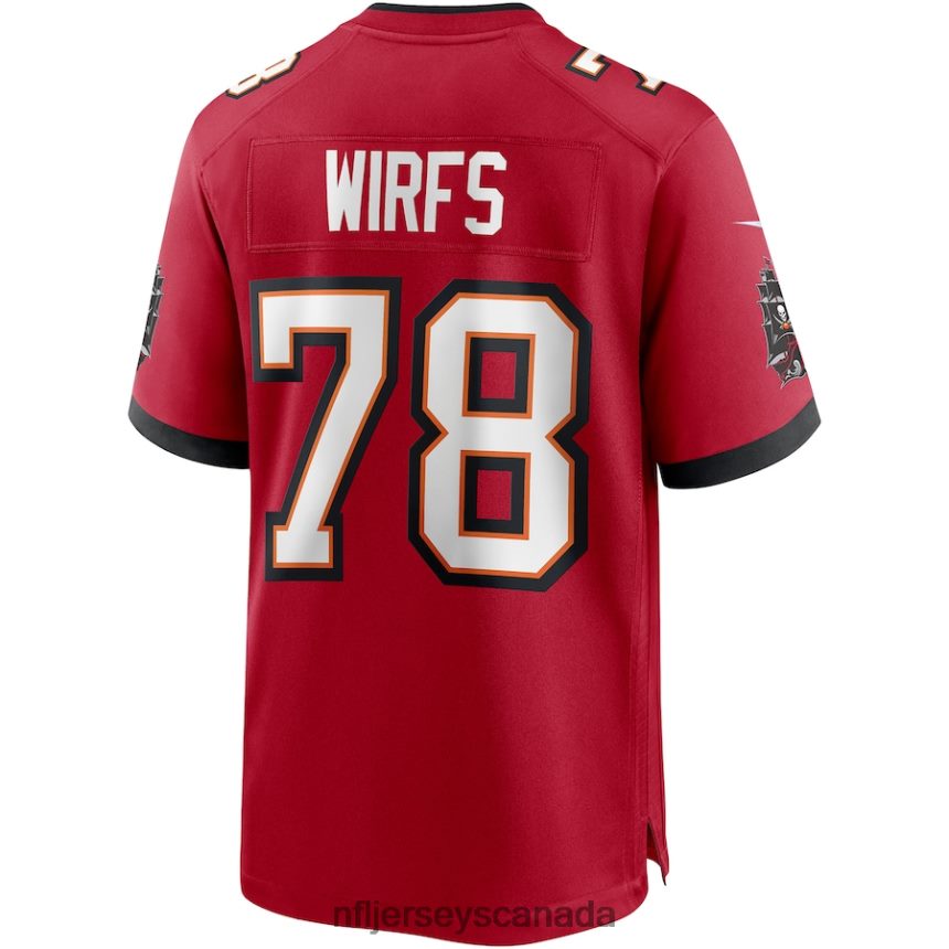 Men Tampa Bay Buccaneers Tristan Wirfs Nike Red Player Game Jersey Clothing NFL TBXFR62205
