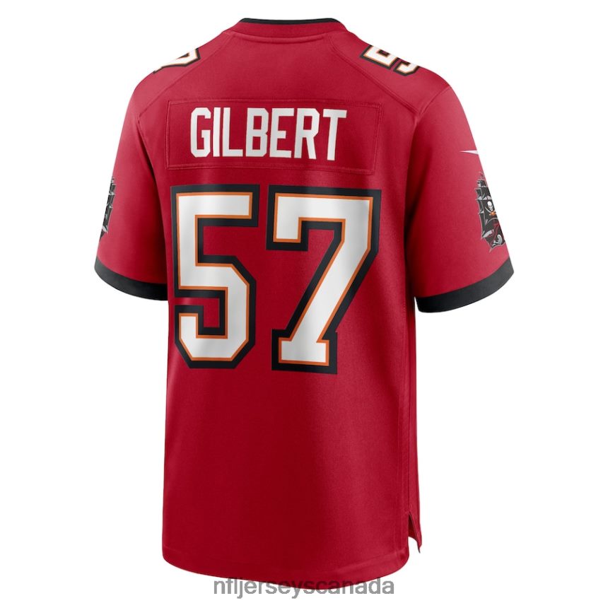Men Tampa Bay Buccaneers Ulysees Gilbert III Nike Red Home Game Player Jersey Clothing NFL TBXFR64511