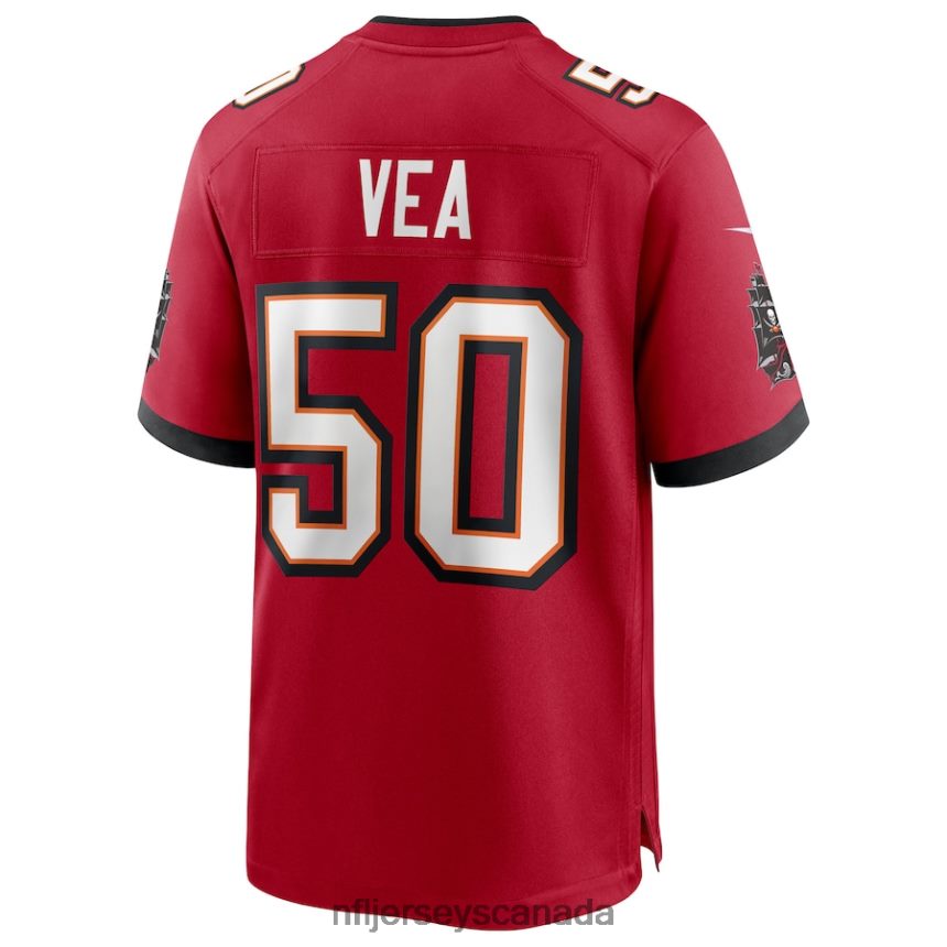 Men Tampa Bay Buccaneers Vita Vea Nike Red Game Jersey Clothing NFL TBXFR62114