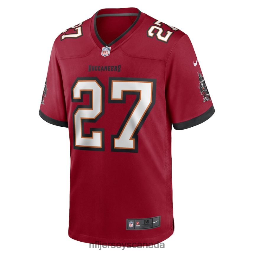 Men Tampa Bay Buccaneers Zyon McCollum Nike Red Game Player Jersey Clothing NFL TBXFR64507