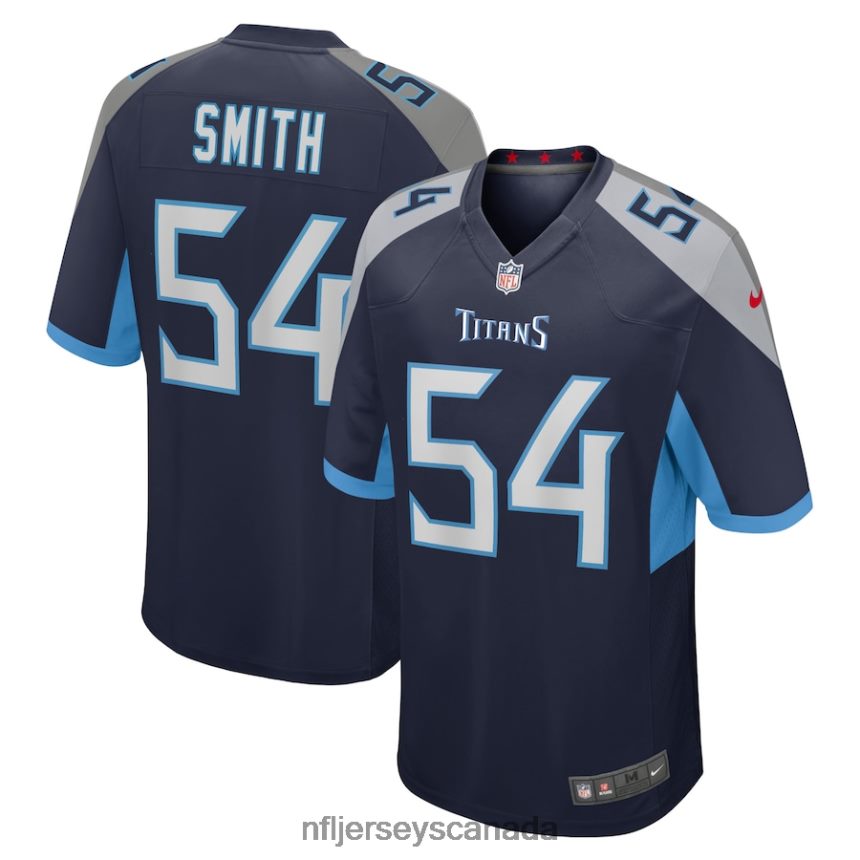Men Tennessee Titans Andre Smith Nike Navy Home Game Player Jersey Clothing NFL TBXFR65748