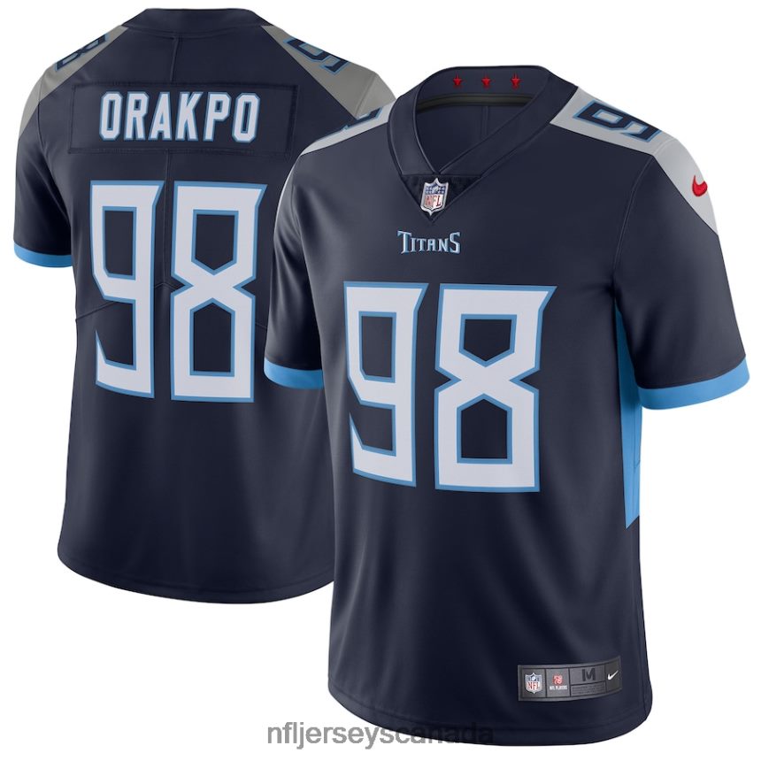 Men Tennessee Titans Brian Orakpo Nike Navy Vapor Untouchable Limited Jersey Clothing NFL TBXFR63791