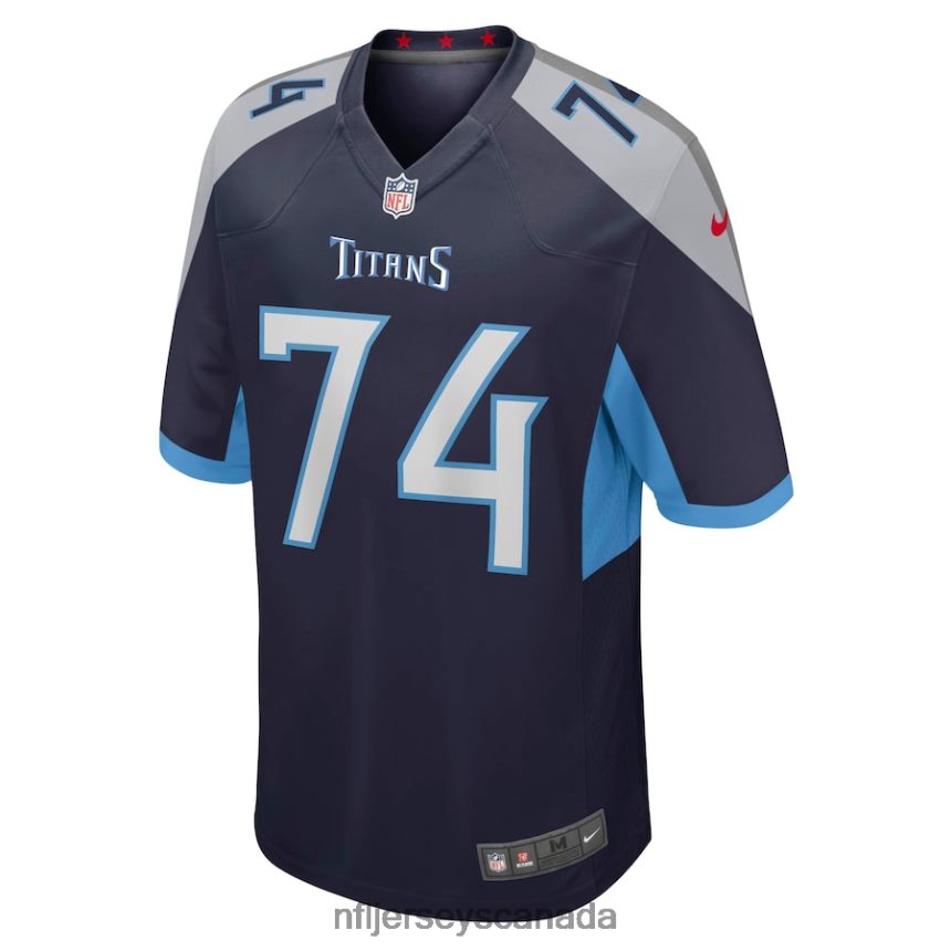 Men Tennessee Titans Bruce Matthews Nike Navy Retired Player Jersey Clothing NFL TBXFR64529