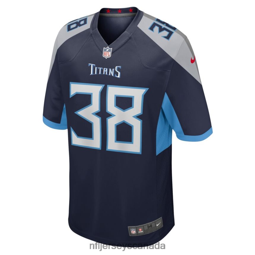 Men Tennessee Titans Davontae Harris Nike Navy Home Game Player Jersey Clothing NFL TBXFR66124