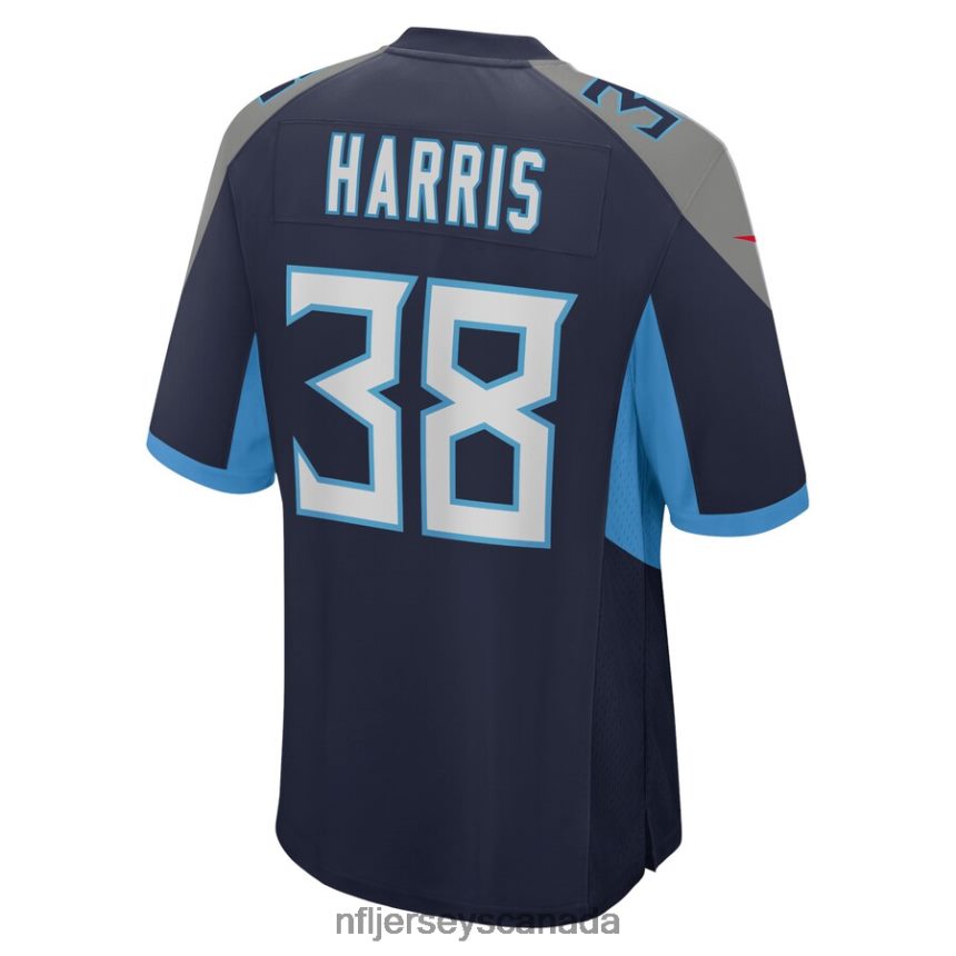Men Tennessee Titans Davontae Harris Nike Navy Home Game Player Jersey Clothing NFL TBXFR66124
