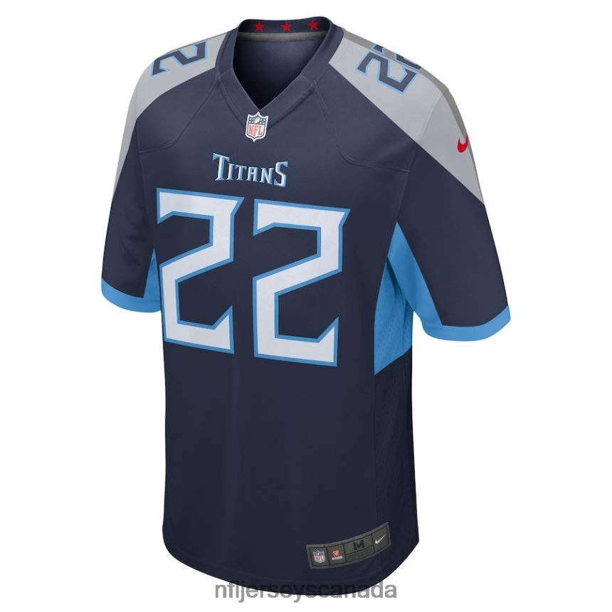 Men Tennessee Titans Derrick Henry Nike Navy Player Game Jersey Clothing NFL TBXFR6301