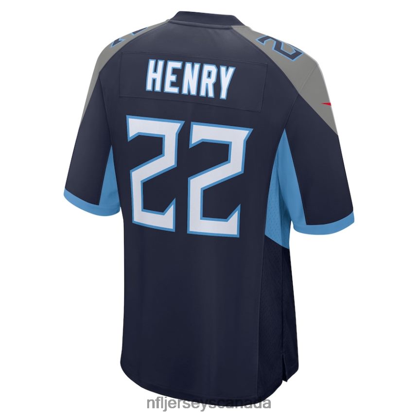 Men Tennessee Titans Derrick Henry Nike Navy Player Game Jersey Clothing NFL TBXFR6301