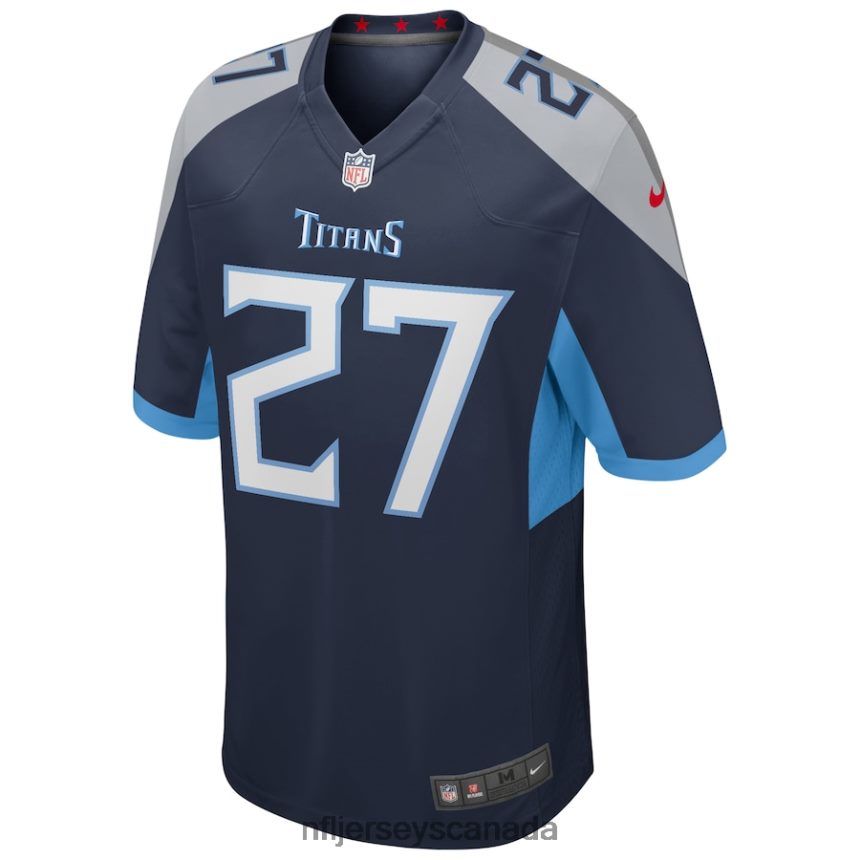 Men Tennessee Titans Eddie George Nike Navy Game Retired Player Jersey Clothing NFL TBXFR62426