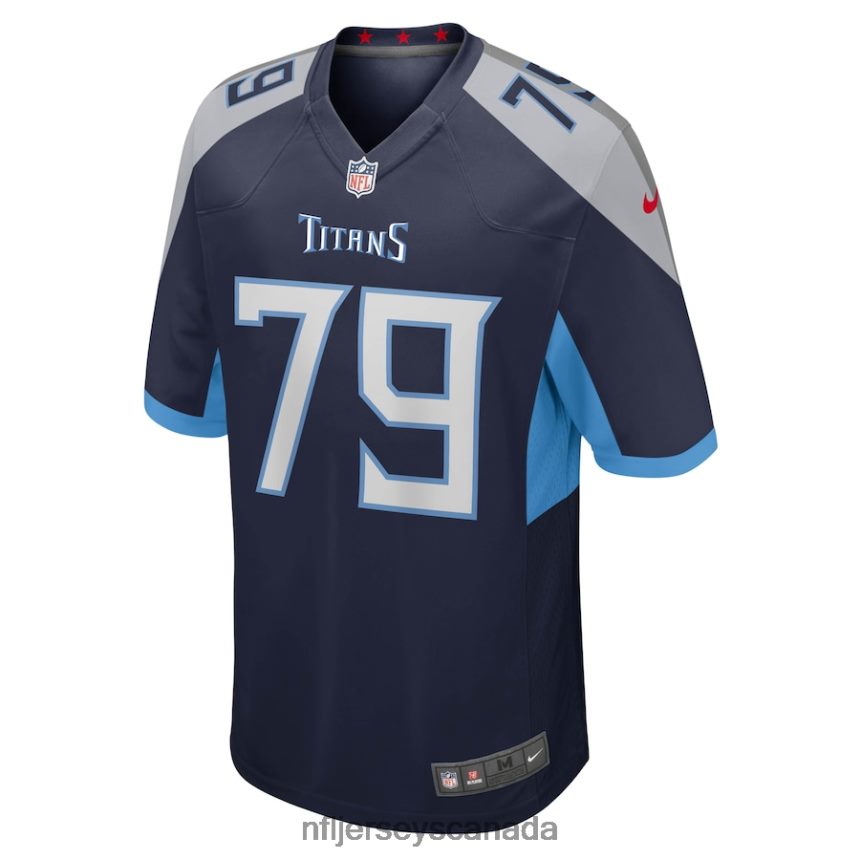 Men Tennessee Titans Isaiah Wilson Nike Navy Game Jersey Clothing NFL TBXFR64951
