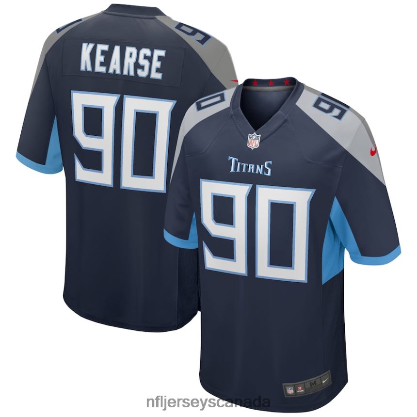 Men Tennessee Titans Jevon Kearse Nike Navy Game Retired Player Jersey Clothing NFL TBXFR61701