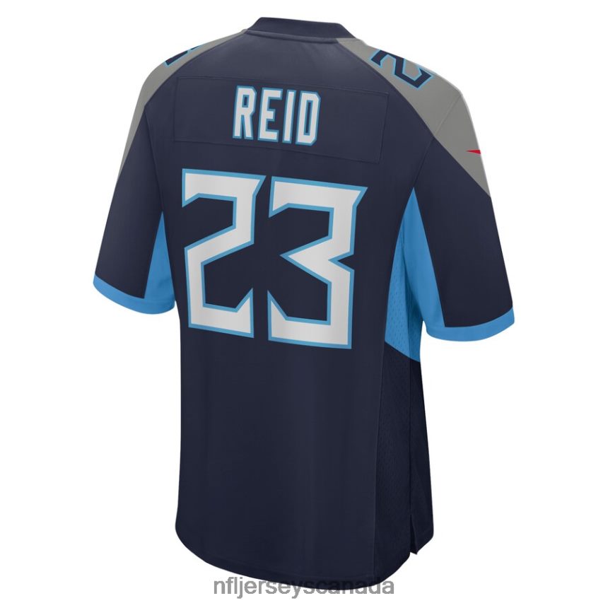 Men Tennessee Titans John Reid Nike Navy Home Game Player Jersey Clothing NFL TBXFR66161