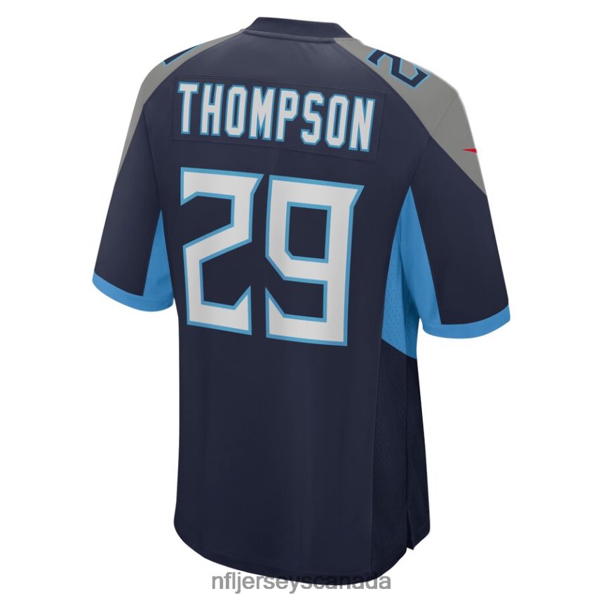 Men Tennessee Titans Josh Thompson Nike Navy Home Game Player Jersey Clothing NFL TBXFR65668