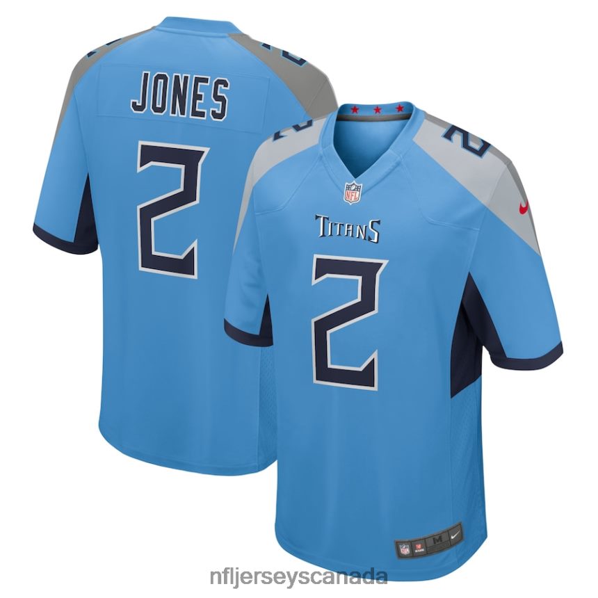 Men Tennessee Titans Julio Jones Nike Light Blue Game Jersey Clothing NFL TBXFR61476
