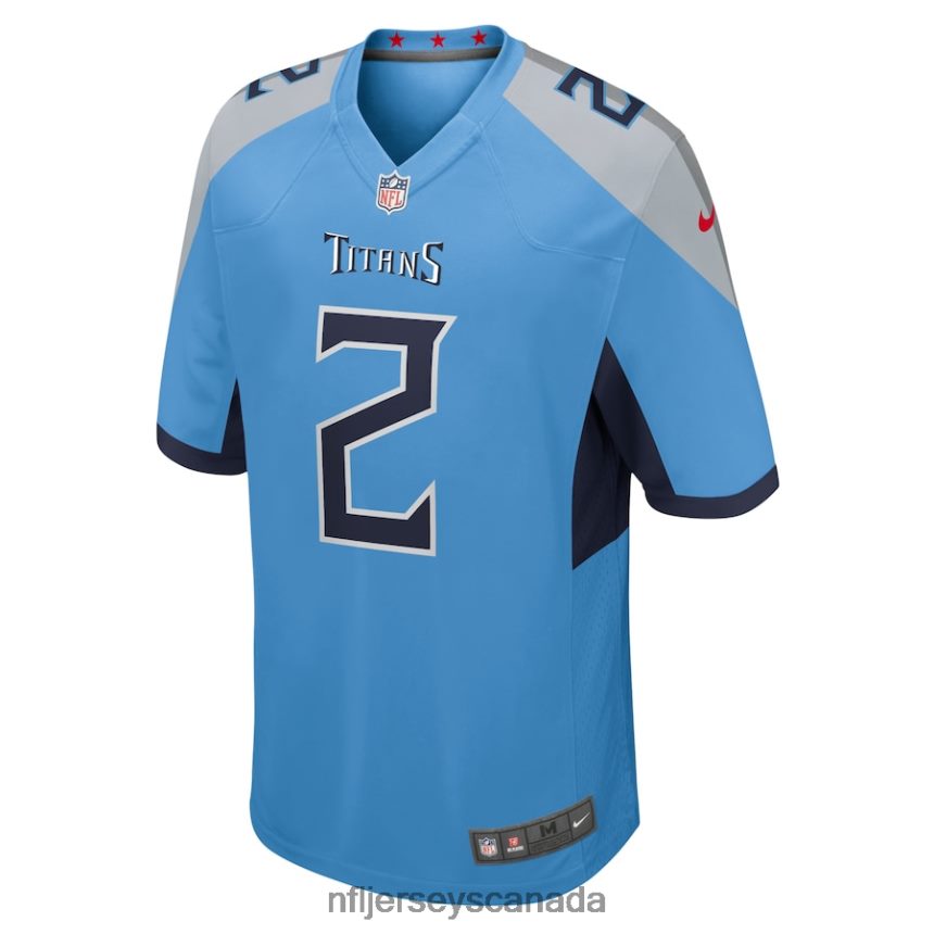 Men Tennessee Titans Julio Jones Nike Light Blue Game Jersey Clothing NFL TBXFR61476