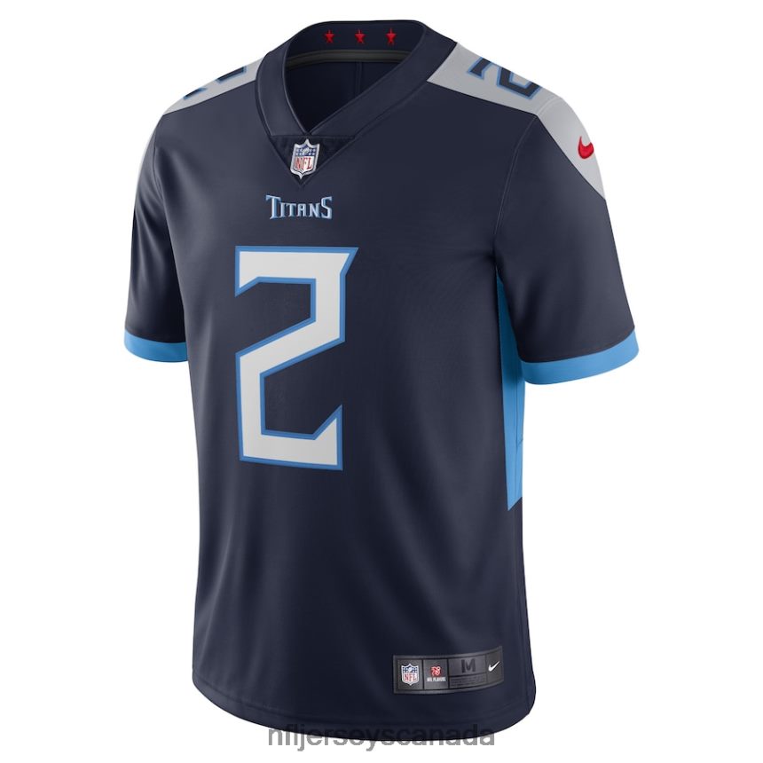 Men Tennessee Titans Julio Jones Nike Navy Vapor Limited Jersey Clothing NFL TBXFR62454