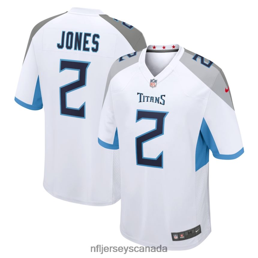 Men Tennessee Titans Julio Jones Nike White Game Jersey Clothing NFL TBXFR62314