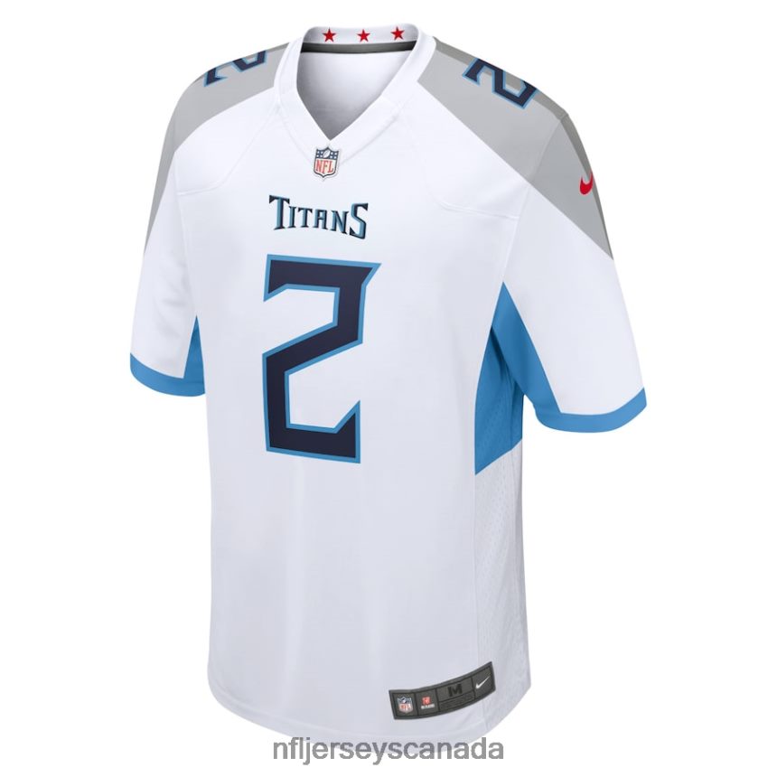 Men Tennessee Titans Julio Jones Nike White Game Jersey Clothing NFL TBXFR62314