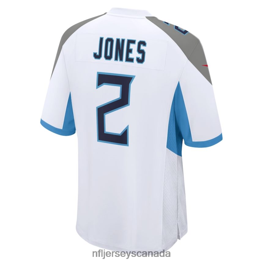 Men Tennessee Titans Julio Jones Nike White Game Jersey Clothing NFL TBXFR62314