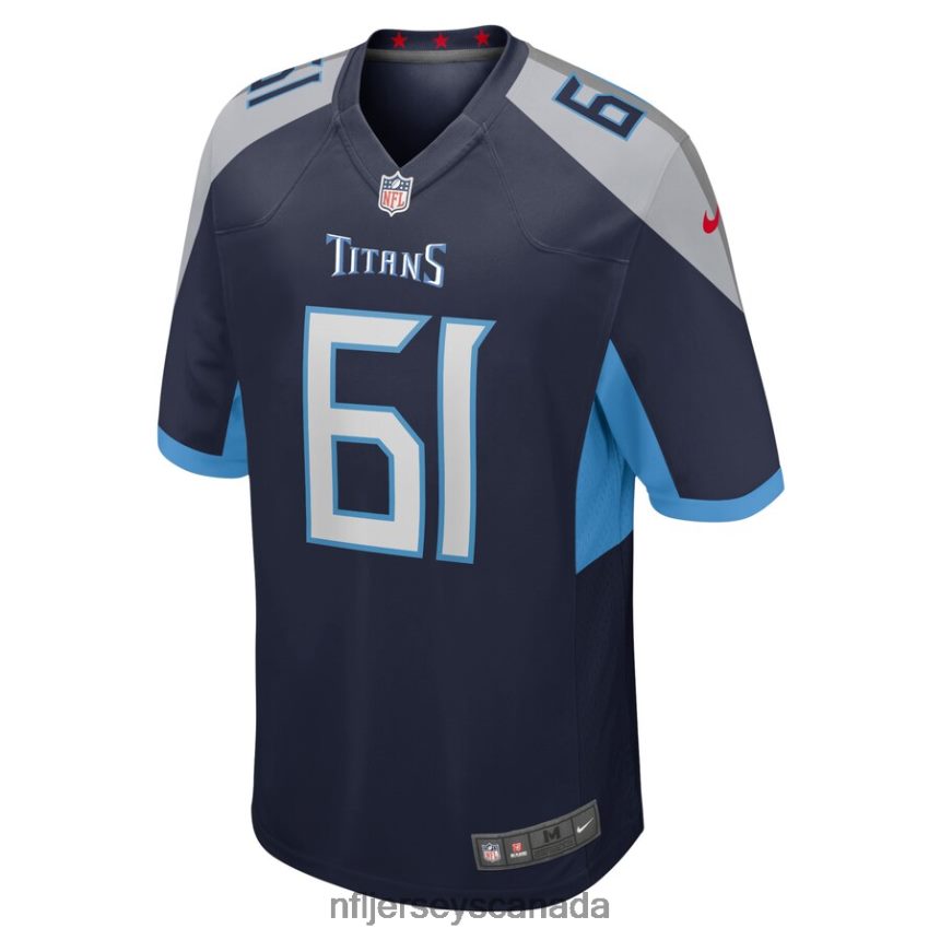 Men Tennessee Titans Le\Raven Clark Nike Navy Home Game Player Jersey Clothing NFL TBXFR66306