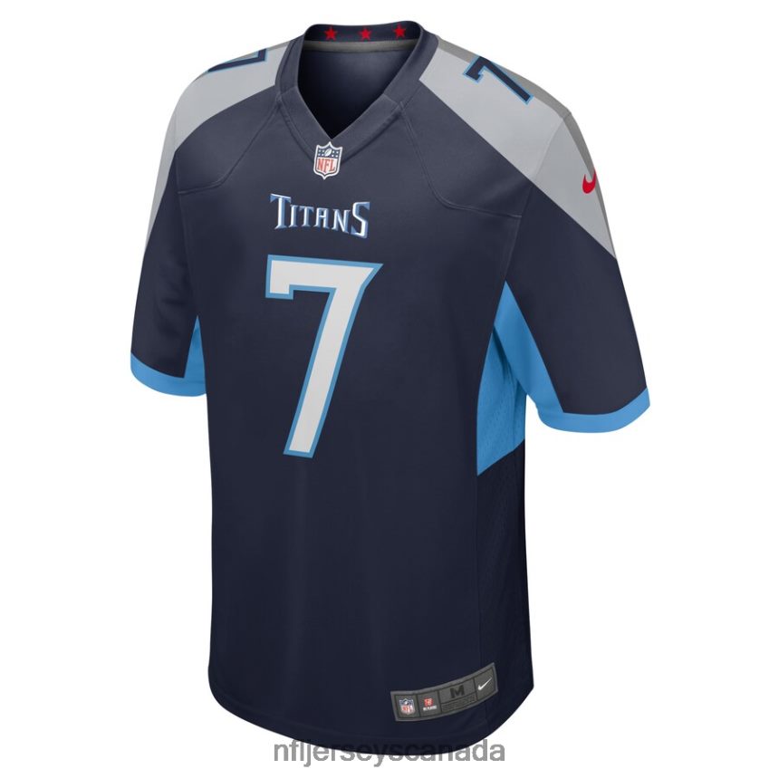 Men Tennessee Titans Malik Willis Nike Navy Player Game Jersey Clothing NFL TBXFR65461