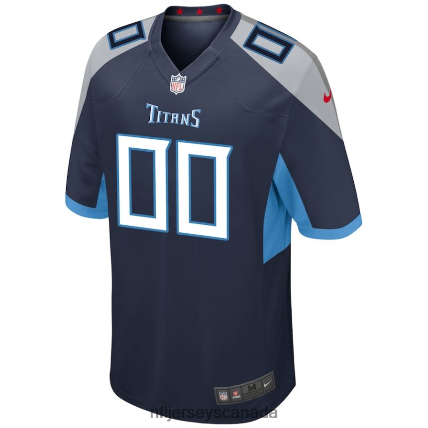 Men Tennessee Titans Nike Navy Custom Jersey Clothing NFL TBXFR6196