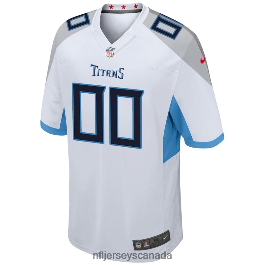 Men Tennessee Titans Nike White Custom Game Jersey Clothing NFL TBXFR6165