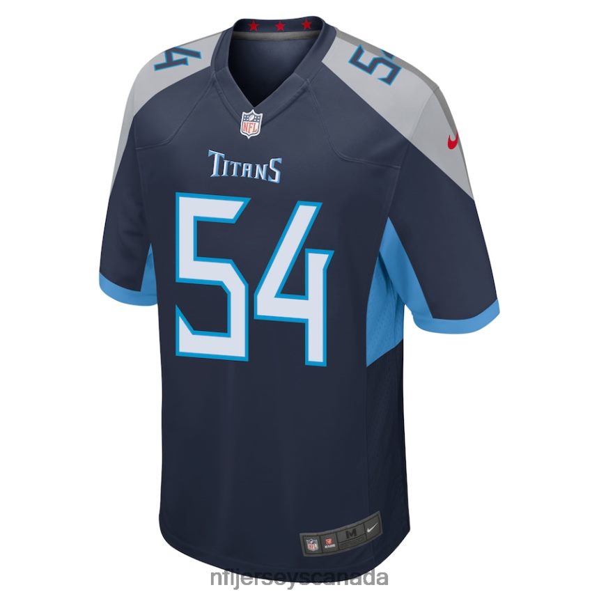 Men Tennessee Titans Rashaan Evans Nike Navy Game Player Jersey Clothing NFL TBXFR65344