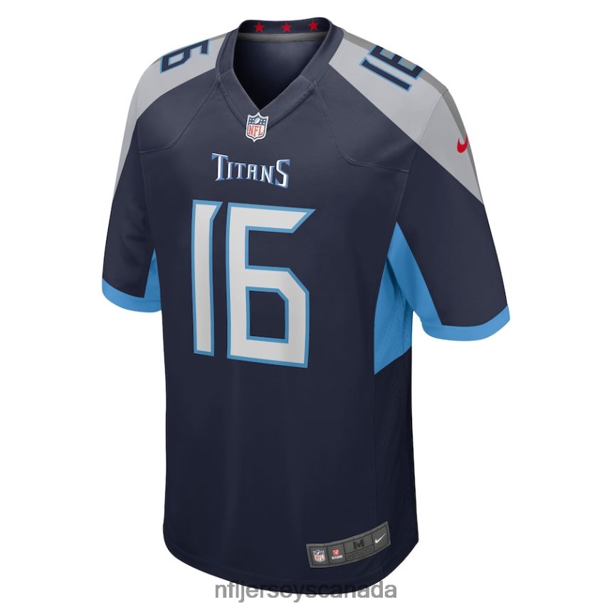Men Tennessee Titans Treylon Burks Nike Navy Player Game Jersey Clothing NFL TBXFR6543