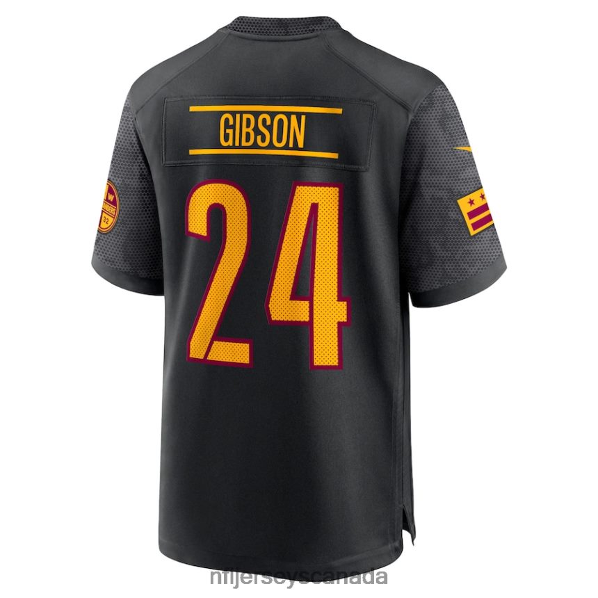 Men Washington Commanders Antonio Gibson Nike Black Alternate Game Player Jersey Clothing NFL TBXFR62188