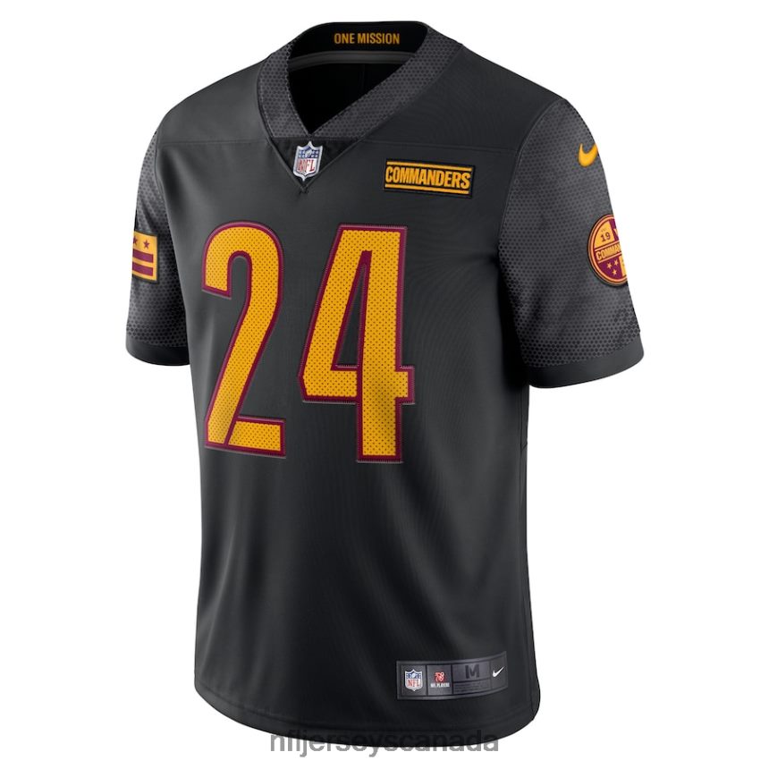 Men Washington Commanders Antonio Gibson Nike Black Alternate Vapor Limited Jersey Clothing NFL TBXFR66097