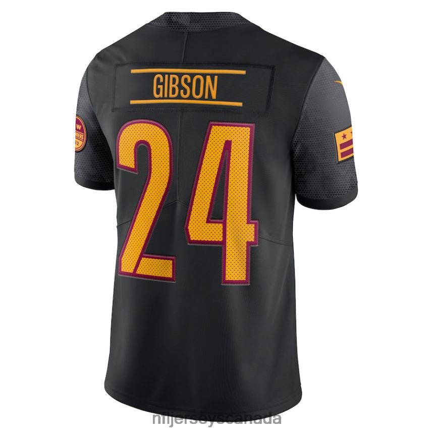 Men Washington Commanders Antonio Gibson Nike Black Alternate Vapor Limited Jersey Clothing NFL TBXFR66097