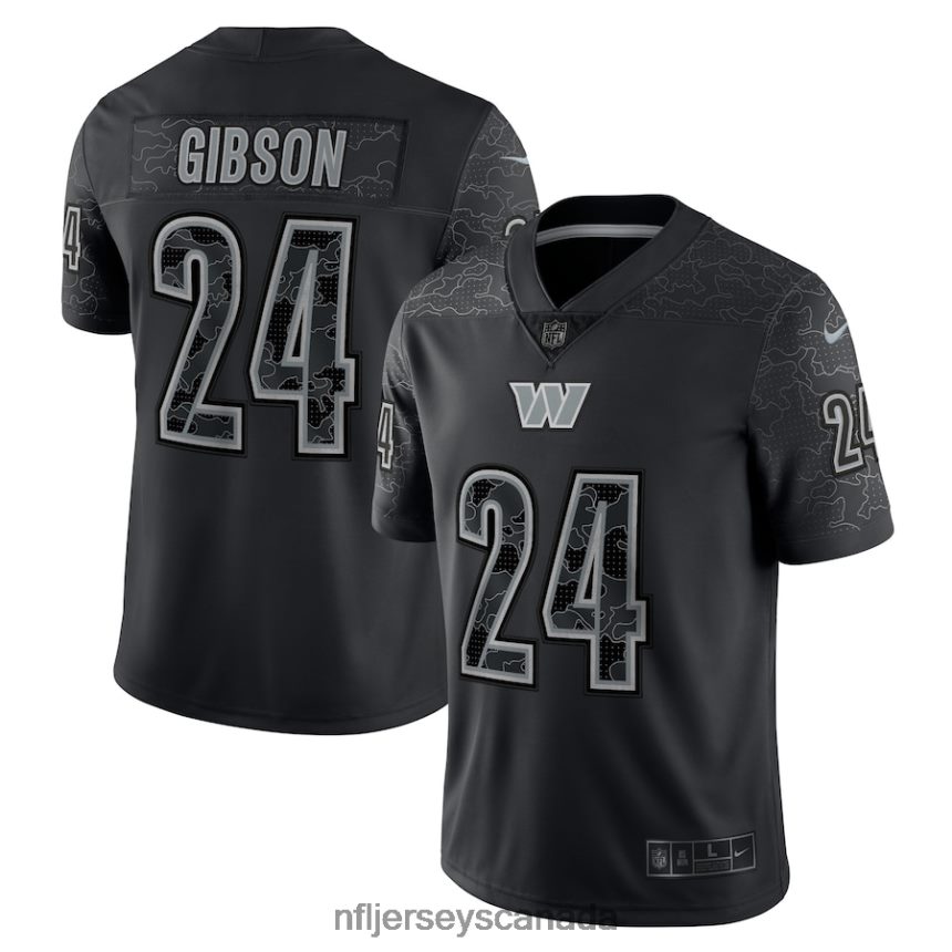 Men Washington Commanders Antonio Gibson Nike Black RFLCTV Limited Jersey Clothing NFL TBXFR63175