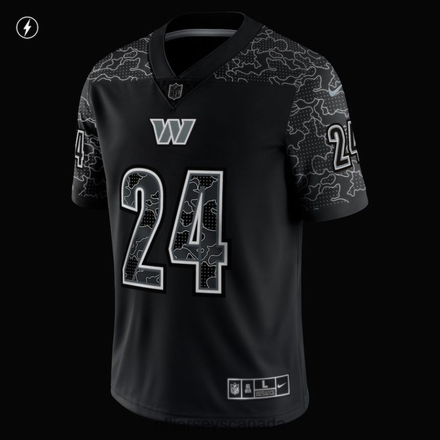 Men Washington Commanders Antonio Gibson Nike Black RFLCTV Limited Jersey Clothing NFL TBXFR63175