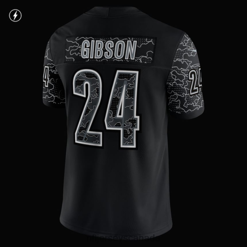 Men Washington Commanders Antonio Gibson Nike Black RFLCTV Limited Jersey Clothing NFL TBXFR63175