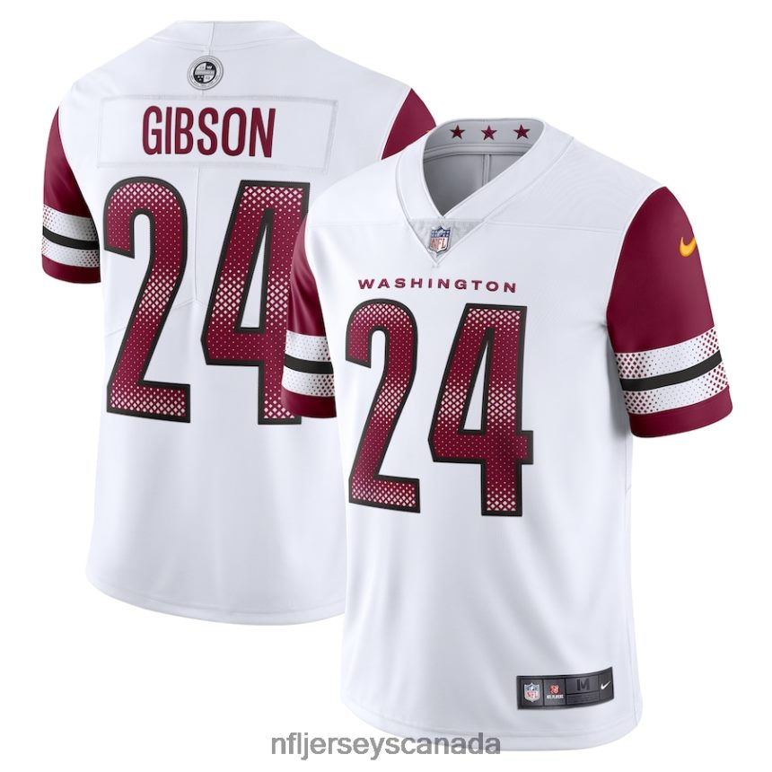 Men Washington Commanders Antonio Gibson Nike White Vapor Limited Jersey Clothing NFL TBXFR63620