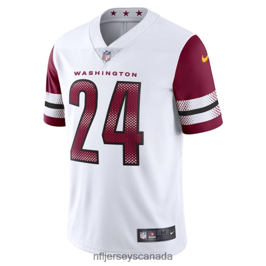 Men Washington Commanders Antonio Gibson Nike White Vapor Limited Jersey Clothing NFL TBXFR63620