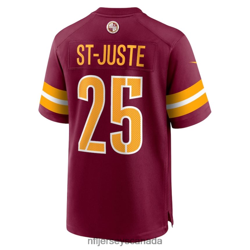Men Washington Commanders Benjamin St-Juste Nike Burgundy Player Game Jersey Clothing NFL TBXFR63883